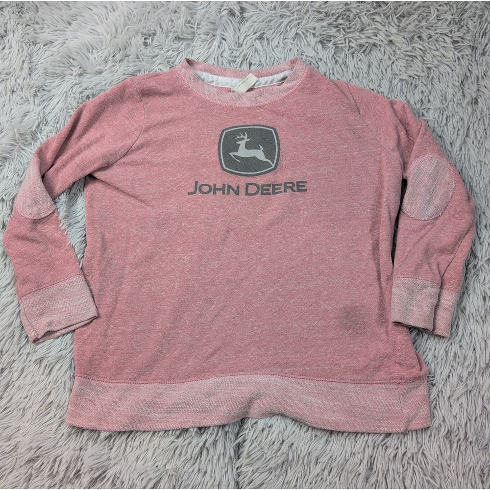 Live And Tell Sweatshirt Girls L Youth John Deere Comfort Casual Crew Neck